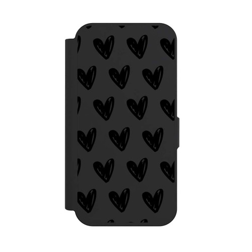 Apple iPhone 15 Pro NIVOflip Herzen Schwarz ohne Hintergrund