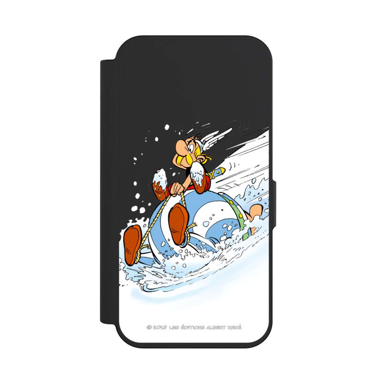 iPhone 15 Pro NIVOflip Astérix & Obélix Luge Transparent