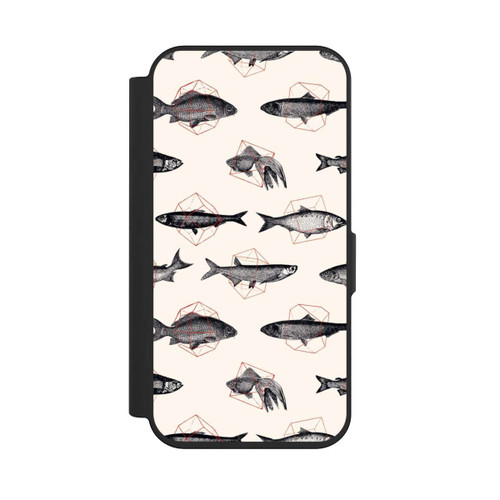 Apple iPhone 15 Pro NIVOflip Fische in Geometrie