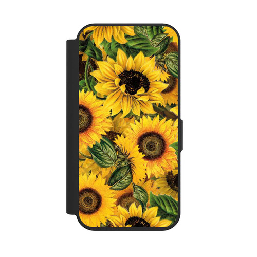 Apple iPhone 15 Pro NIVOflip Sonnenblumenmuster