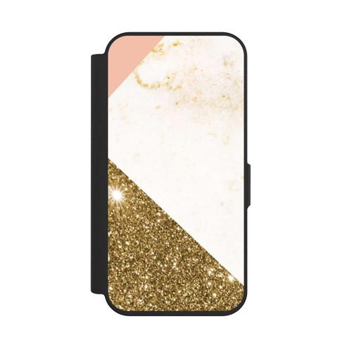Apple iPhone 15 Pro NIVOflip Gold Look Marble Collage