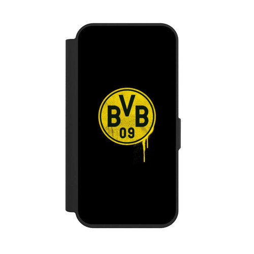 Apple iPhone 15 Pro NIVOflip Spraylogo Dark - BVB