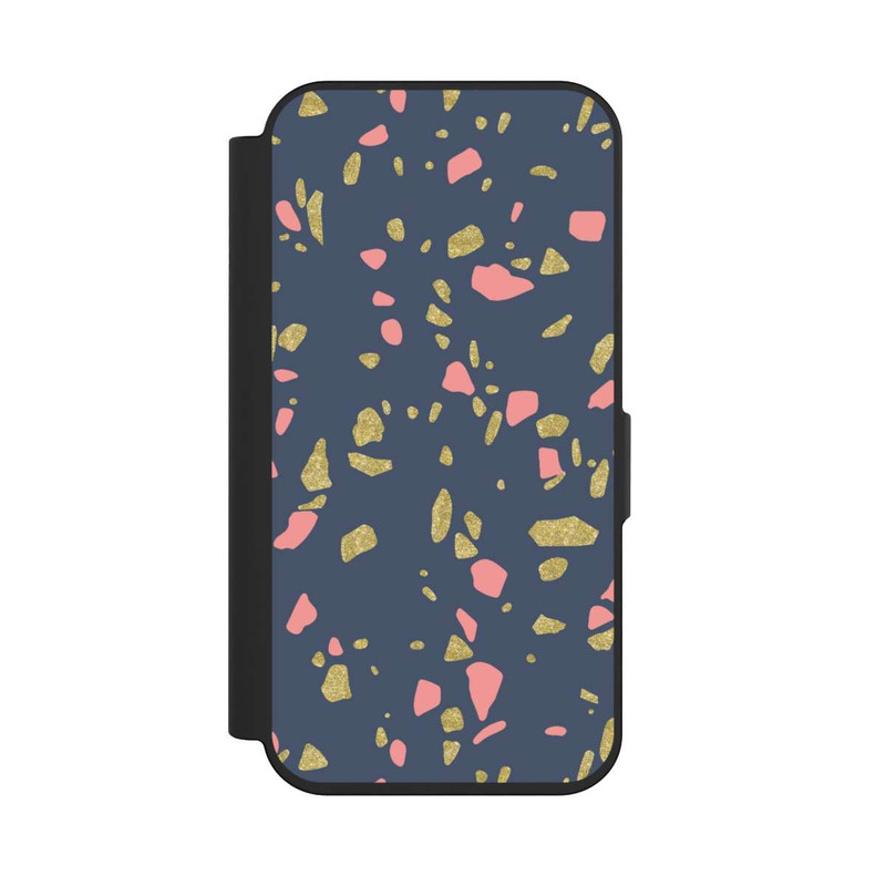iPhone 15 Pro NIVOflip Terazzo Look d'or