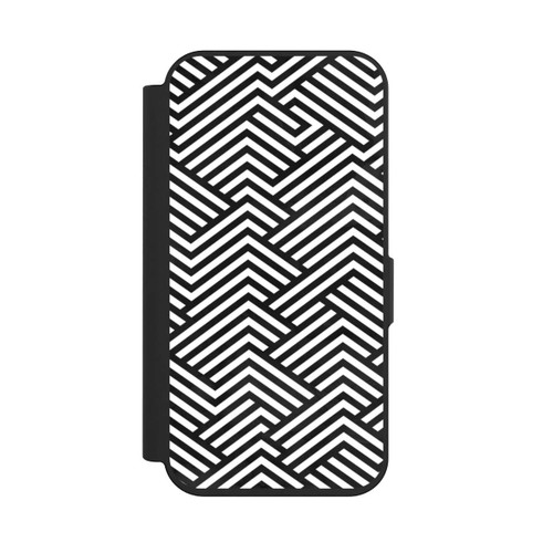 Apple iPhone 15 Pro NIVOflip ZigZag noir et blanc