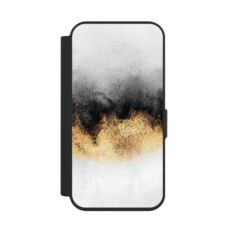 iPhone 15 Pro NIVOflip Gris Ciel Poussière Or Imprimé