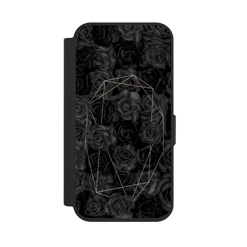 iPhone 15 Pro NIVOflip Schwarze Rosen