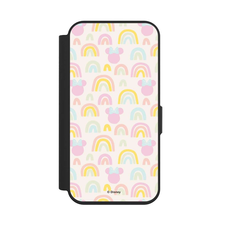 iPhone 15 Pro NIVOflip Minnie Regenbogen Muster