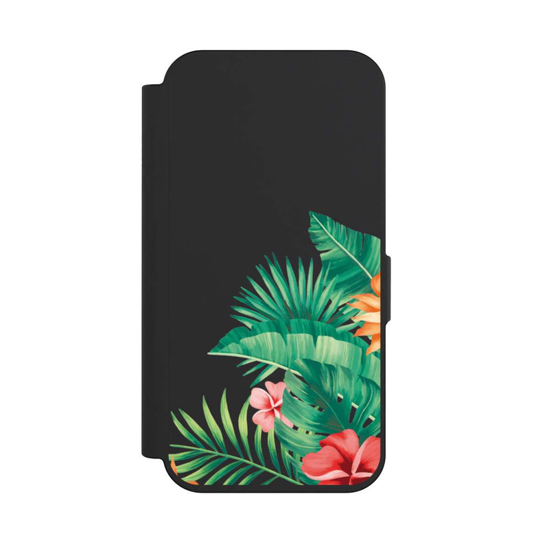 iPhone 15 Pro NIVOflip Tropische Blumen ohne Hintergrund