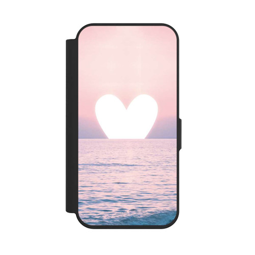 Apple iPhone 15 Pro NIVOflip Herz-Sonnenuntergang