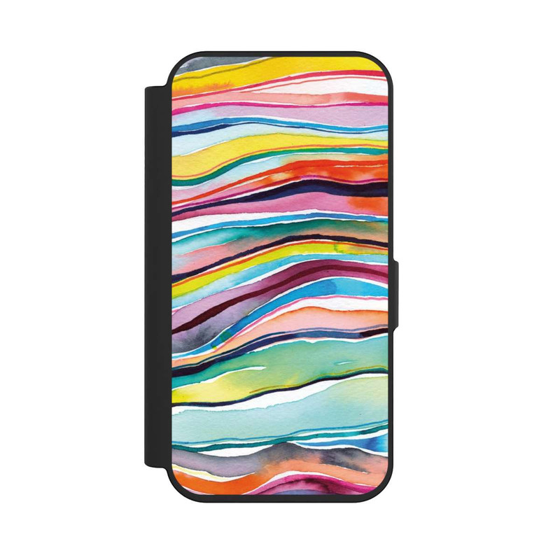 iPhone 15 Pro NIVOflip Couches d'agate aquarelle