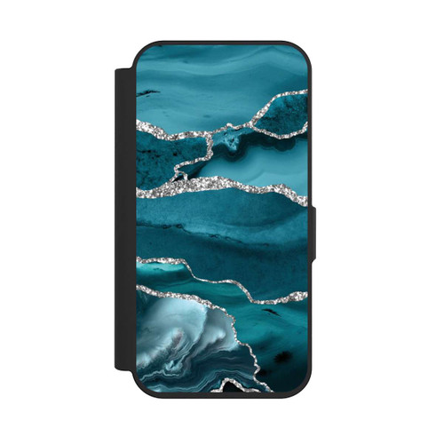 Apple iPhone 15 Pro NIVOflip Gletscher Eis Marmor