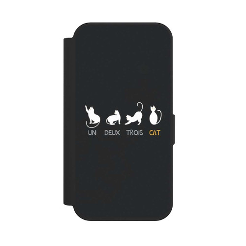 Apple iPhone 15 Pro NIVOflip Un Deux Trois Cat