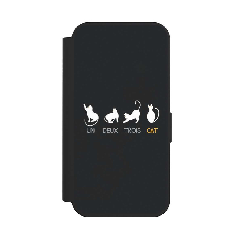 iPhone 15 Pro NIVOflip Un Deux Trois Cat