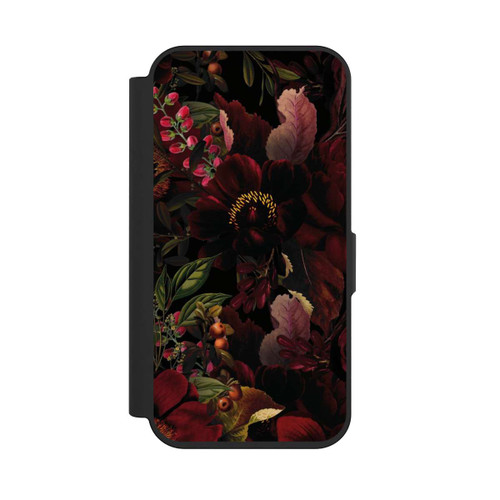 Apple iPhone 15 Pro NIVOflip Dunkle Blumenwiese