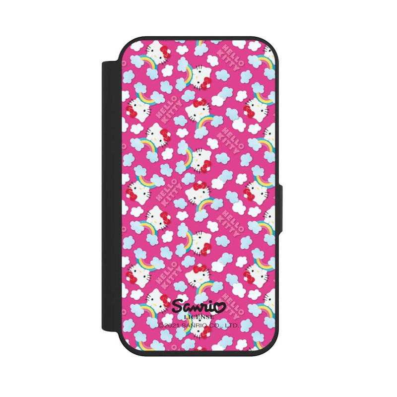 iPhone 15 Pro NIVOflip Hello Kitty Regenbogenmuster