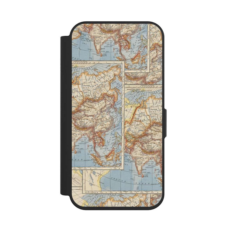 iPhone 15 Pro NIVOflip Weltkarte Vintage