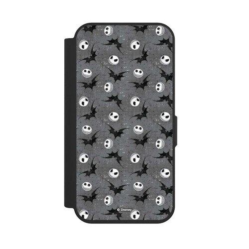 Apple iPhone 15 Pro NIVOflip Jack Grey Pattern Tim Burtons Nightmare before Christmas