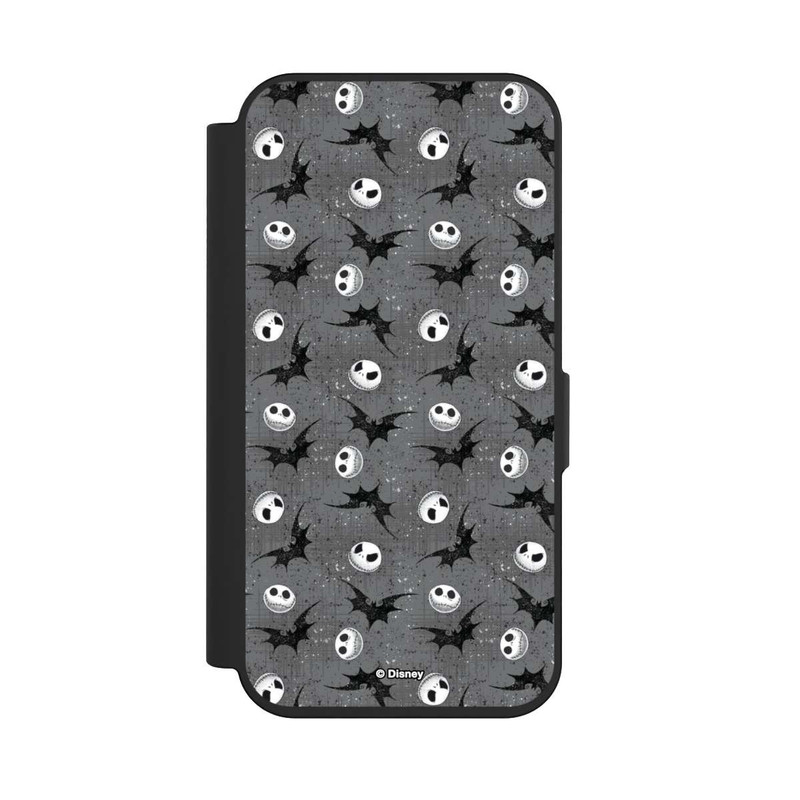 iPhone 15 Pro NIVOflip Jack Grey Pattern Tim Burtons Nightmare before Christmas