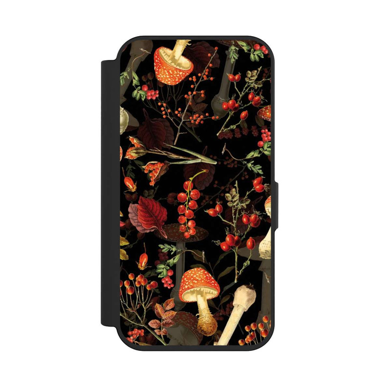 iPhone 15 Pro NIVOflip Motif champignon foncé
