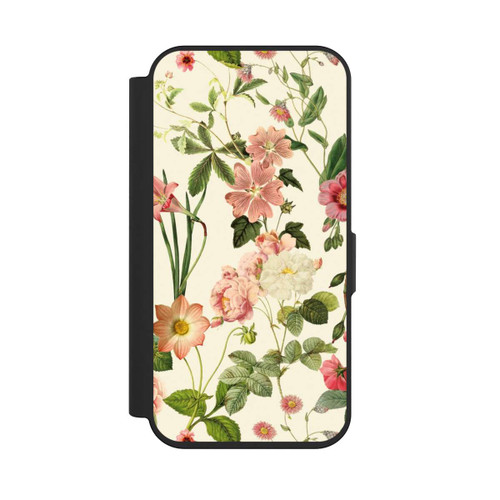 Apple iPhone 15 Pro NIVOflip Fleurs sauvages sur jaune clair