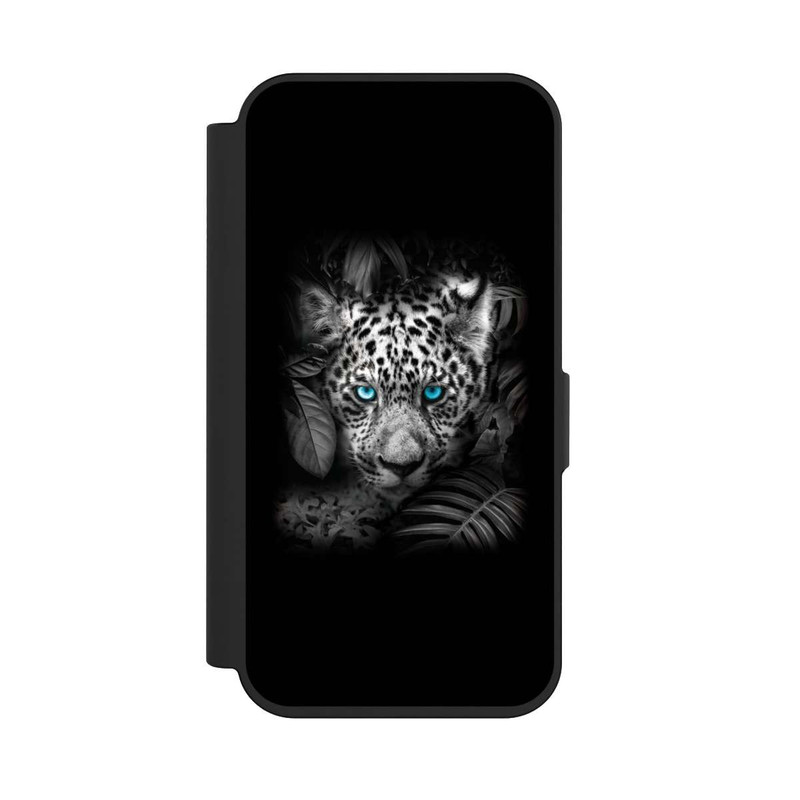 iPhone 15 Pro NIVOflip Jaguar Schwarz Dschungel