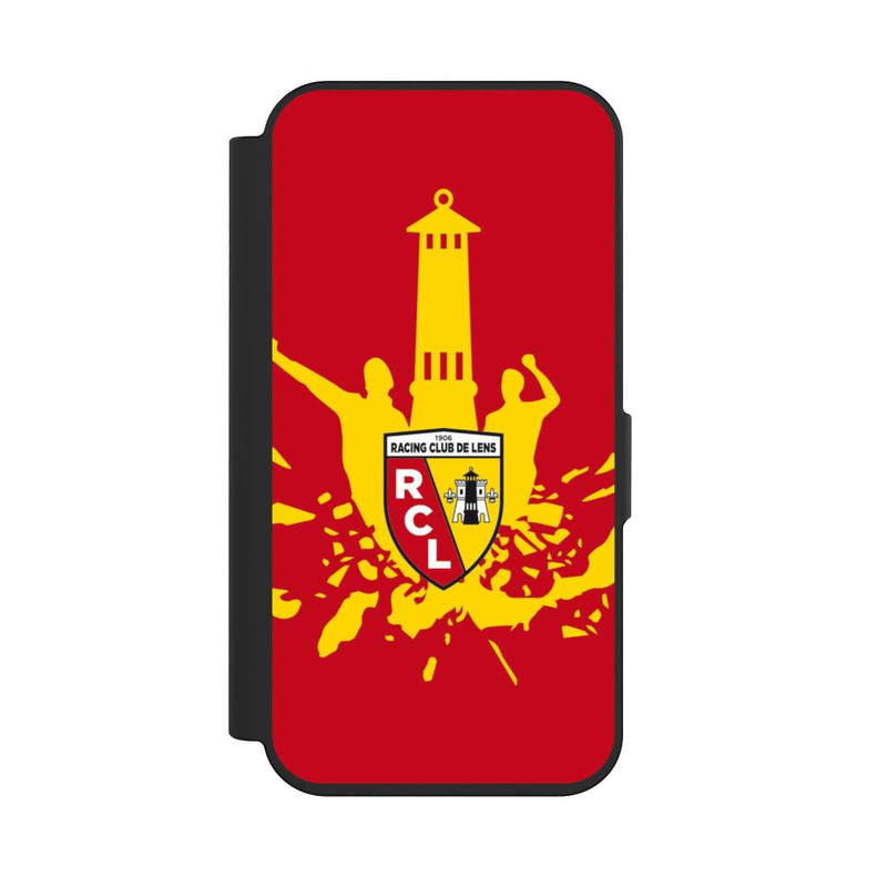 iPhone 15 Pro NIVOflip Tour RCL jaune sur rouge