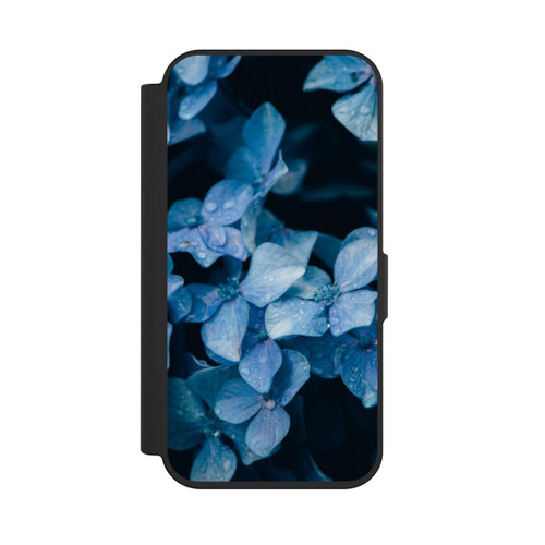 Apple iPhone 15 Pro NIVOflip Fleurs bleues 2