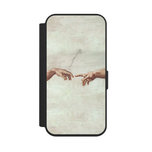 Apple iPhone 15 Pro NIVOflip Die Hände von Gott und Adam von Michelangelo Buonarroti