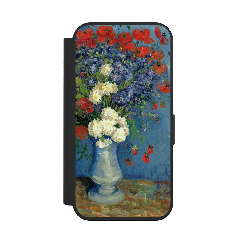 iPhone 15 Pro NIVOflip Vase avec Bleuets et Coquelicots - Vicent Van Gogh
