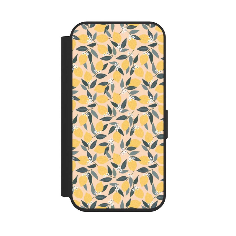 iPhone 15 Pro NIVOflip Motif rose citron