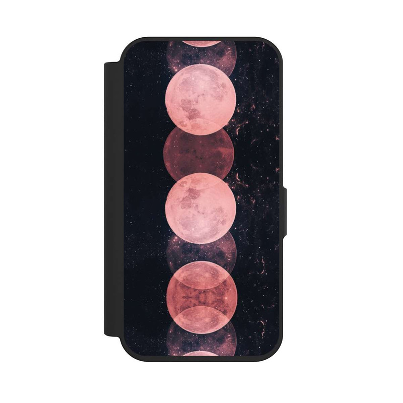 iPhone 15 Pro NIVOflip Rosa Mondphasen