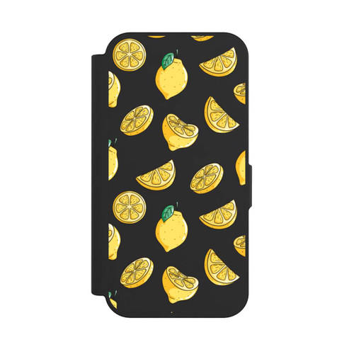 Apple iPhone 15 Pro NIVOflip Zitrone Transparent