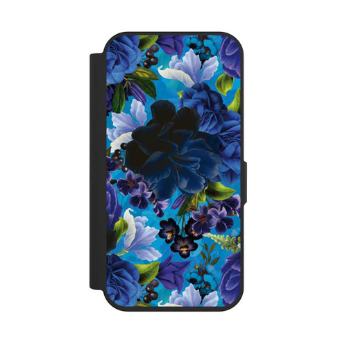 Apple iPhone 15 Pro NIVOflip Blauer Blumenstrauß