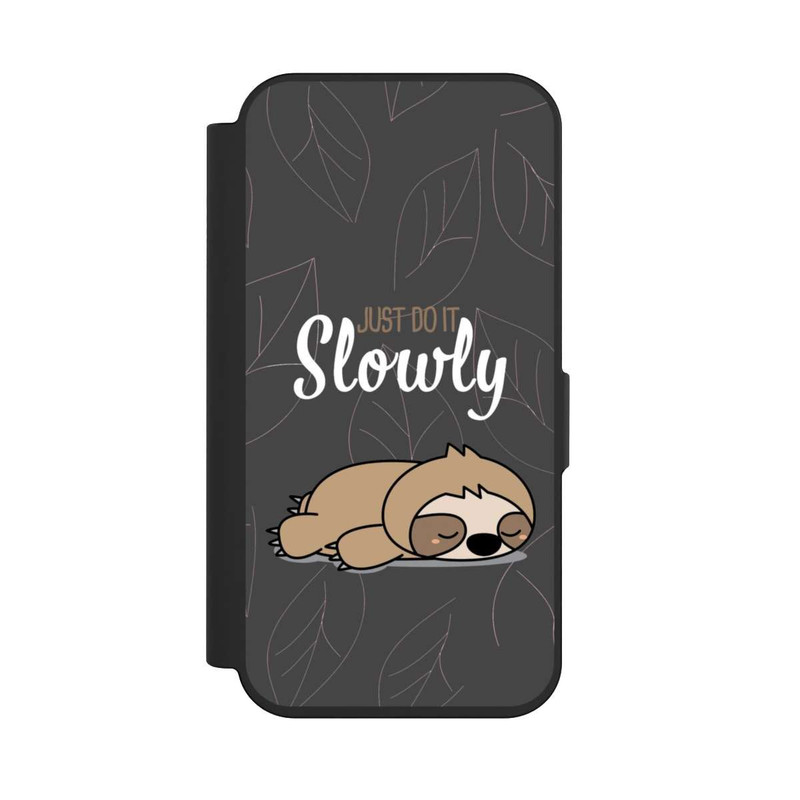 iPhone 15 Pro NIVOflip Just Do It Slowly Sloth Grey