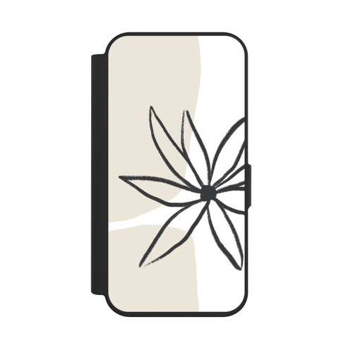 Apple iPhone 15 Pro NIVOflip Blume und Creme