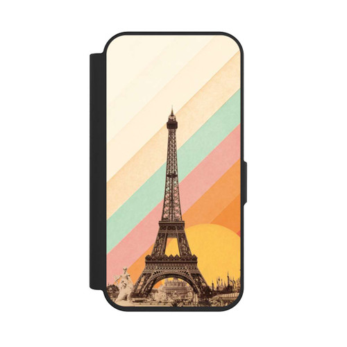 Apple iPhone 15 Pro NIVOflip Eiffelturm Regenbogen