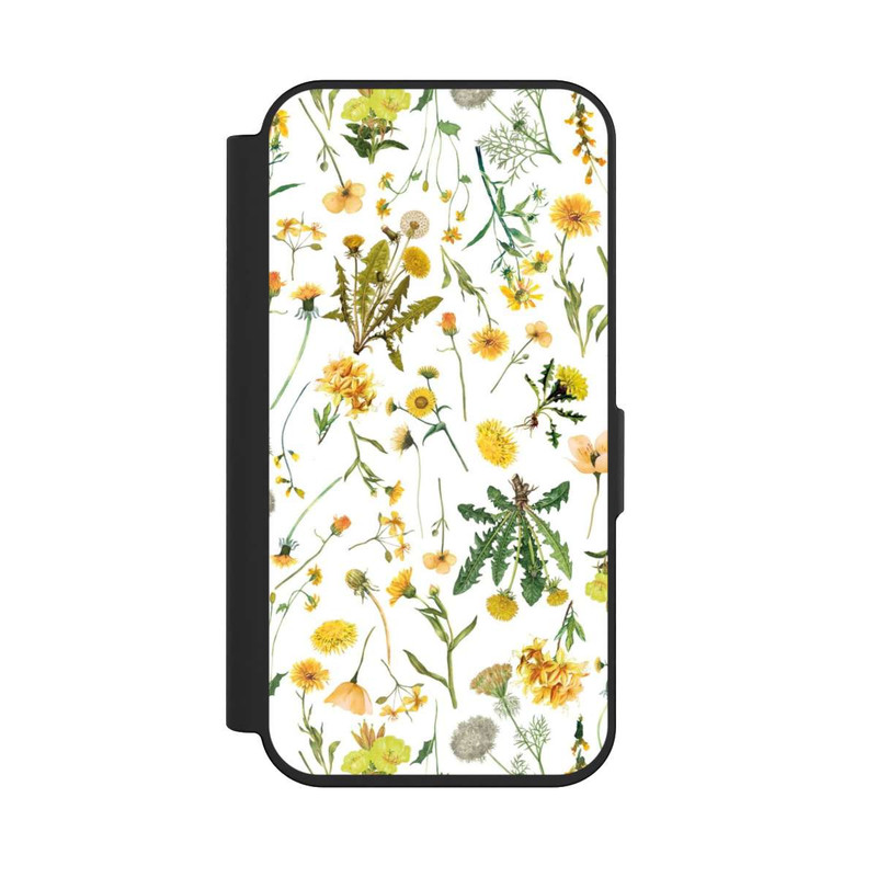 iPhone 15 Pro NIVOflip Fleurs sauvages jaunes
