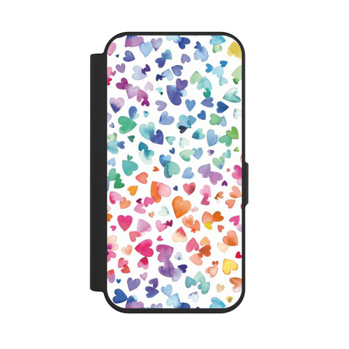 Apple iPhone 15 Pro NIVOflip Liebesherzen aquarell