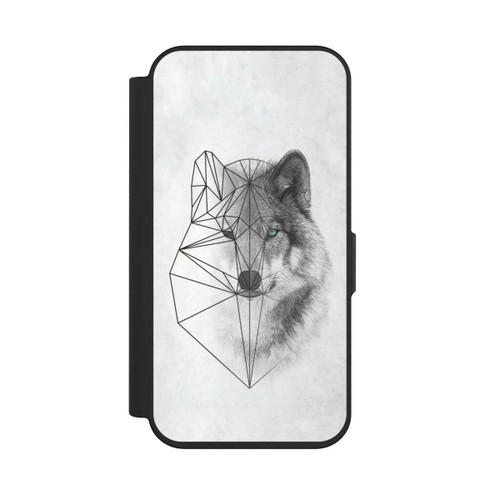 Apple iPhone 15 Pro NIVOflip Polygonic Wolf