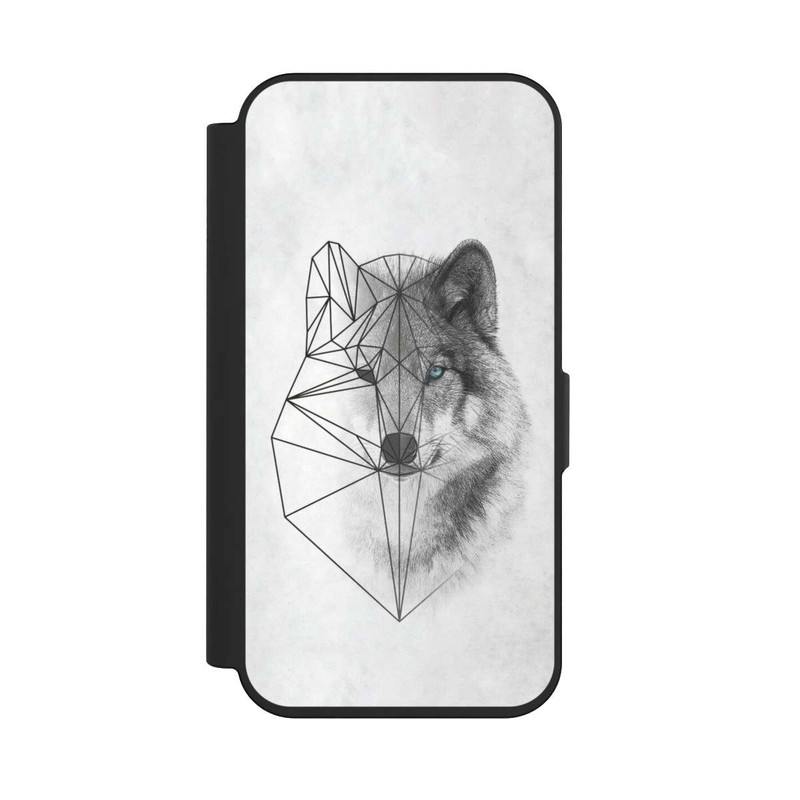 iPhone 15 Pro NIVOflip Polygonic Wolf