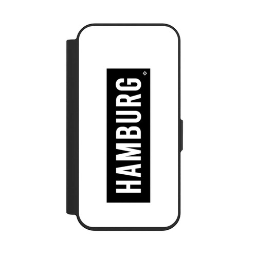 Apple iPhone 15 Pro NIVOflip HSV Hamburg Schwarz Weiss