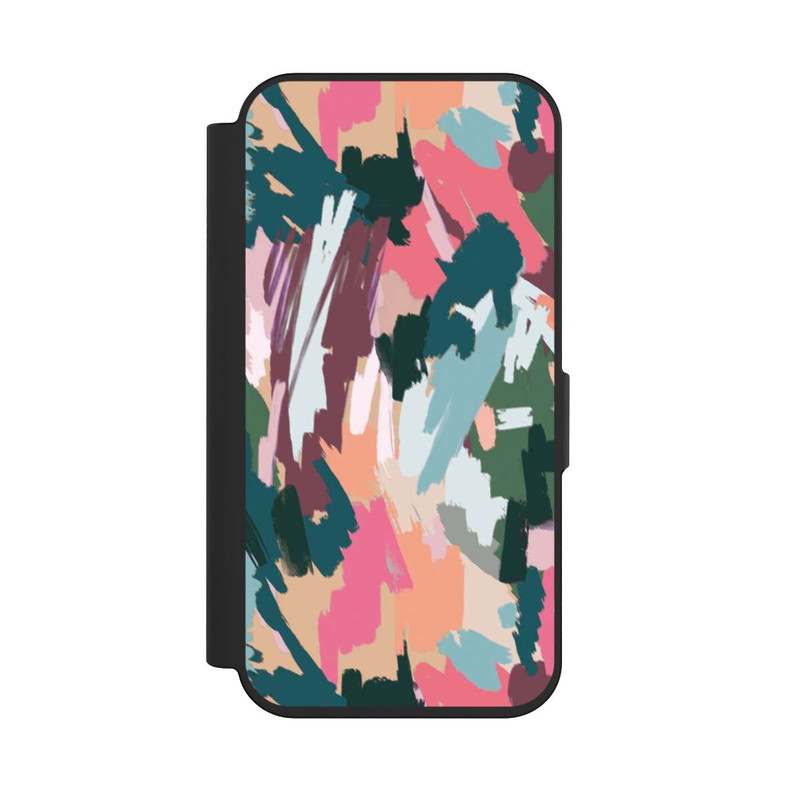 iPhone 15 Pro NIVOflip Abstract Artistic Texture Pink