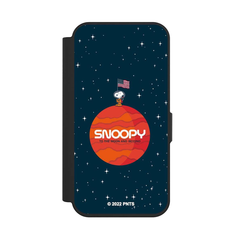 iPhone 15 Pro NIVOflip Snoopy Weltraumreisender Orange