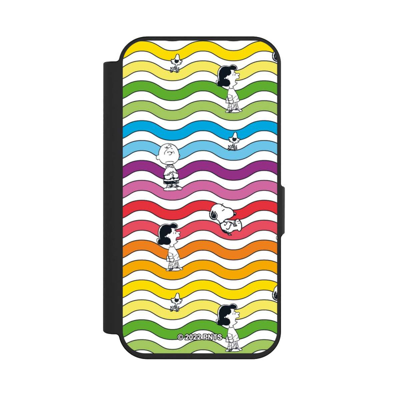 iPhone 15 Pro NIVOflip Snoopy Pattern Arc-en-ciel