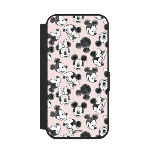 Apple iPhone 15 Pro NIVOflip Minnie &amp; Mickey Viele Gesichter Pink
