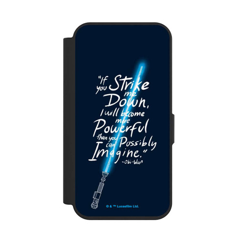 Apple iPhone 15 Pro NIVOflip Zitat Obi Wan