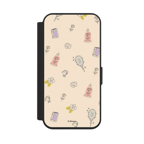 Apple iPhone 15 Pro NIVOflip Princess Accessoires Pattern Beige Disney Princess 