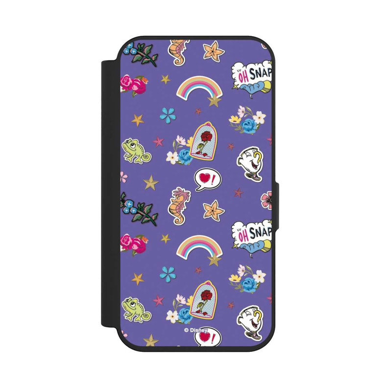 iPhone 15 Pro NIVOflip Princess Pattern Purple Disney Princess