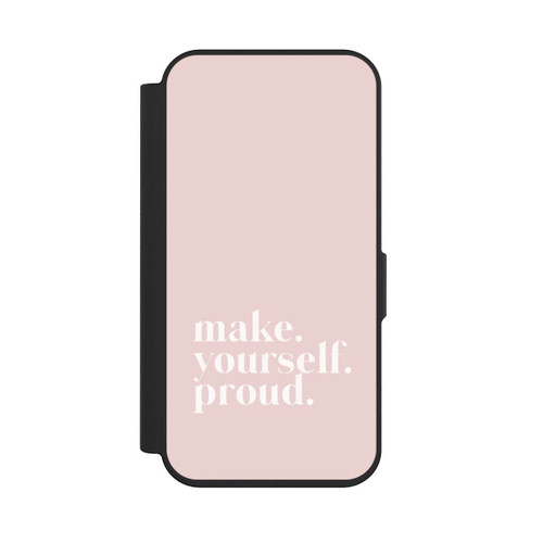 Apple iPhone 15 Pro NIVOflip Make Yourself Proud Zitat - Altrosa