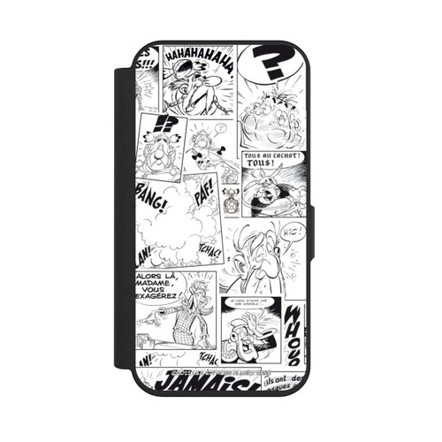Apple iPhone 15 Pro NIVOflip BD Astérix Blanc &amp; Noir